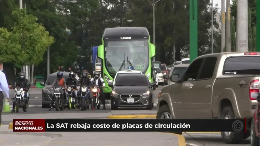 sat anuncia rebaja en precios de placas de circulacion para vehiculos en guatemala