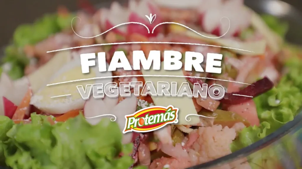fiambre vegetariano con protemas