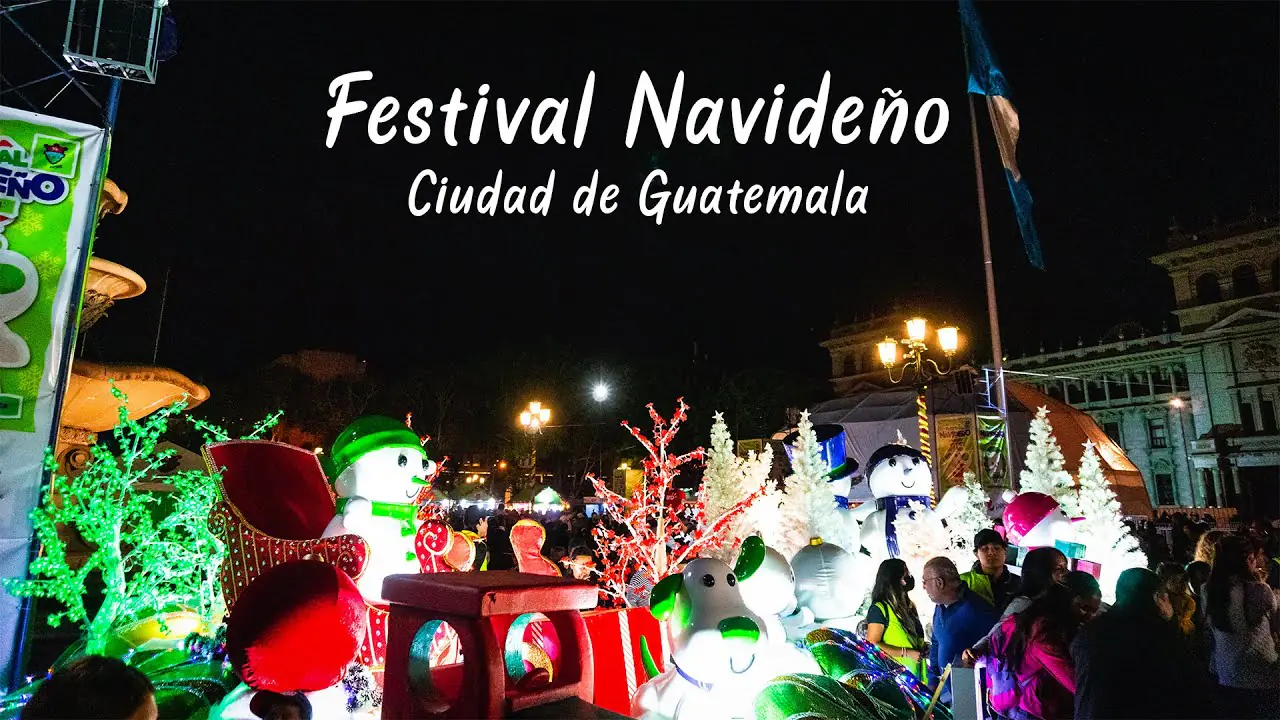 festival navideno plaza de la constitucion ciudad de guatemala 2022